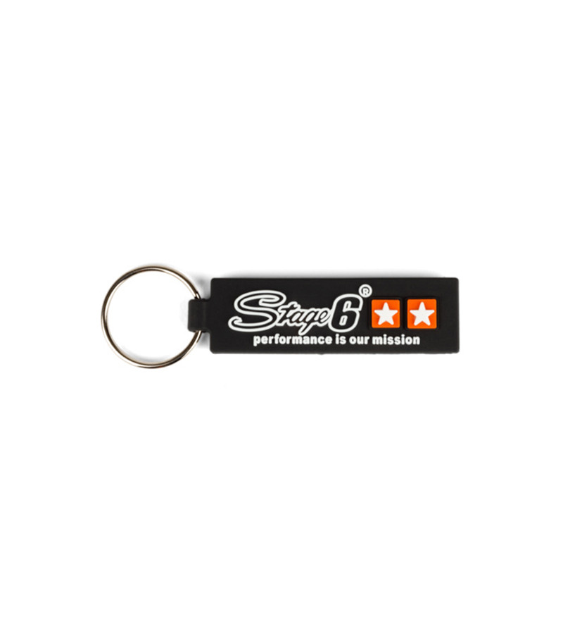 PORTE-CLES STAGE6 EN CAOUTCHOUC