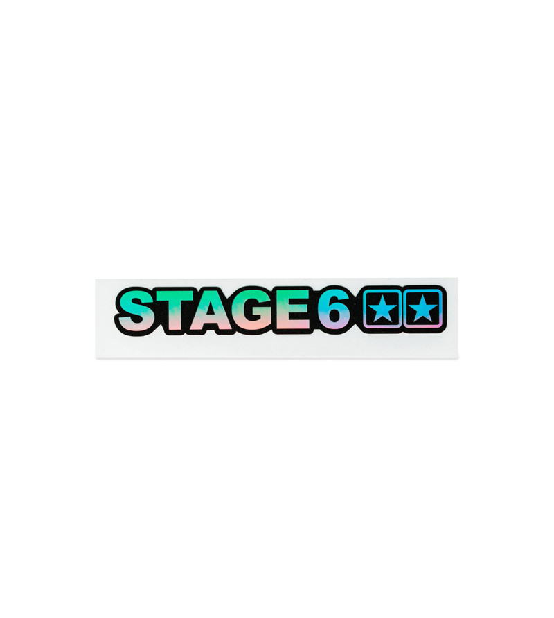 AUTOCOLLANT STICKER HOLOGRAPHIQUE STAGE6 105X100MM