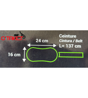 Ceinture de sécurité/Poignées de maintien passager Accueil sur le site du spécialiste des deux roues O-TAKET.COM