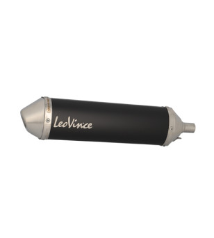 SILENCIEUX/CARTOUCHE MECABOITE LEOVINCE X-FIGHT CARBONE ADAPT. BETA 5 - INOX/NOIR