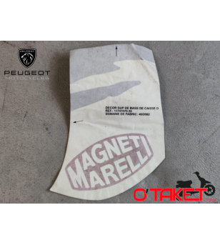 Autocollant/Décor MAGNETI MARELLI supérieur de bas de caisse droit PEUGEOT origine Accueil sur le site du spécialiste des deu...