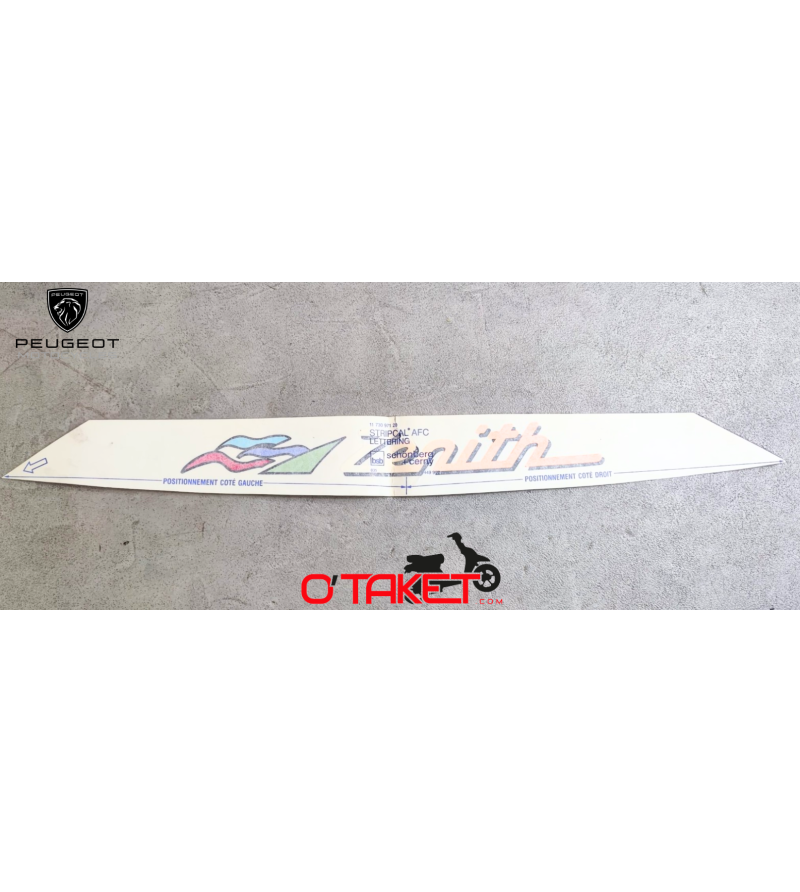 Autocollant/Décor de carénage latéral ZENITH origne PEUGEOT Accueil sur le site du spécialiste des deux roues O-TAKET.COM