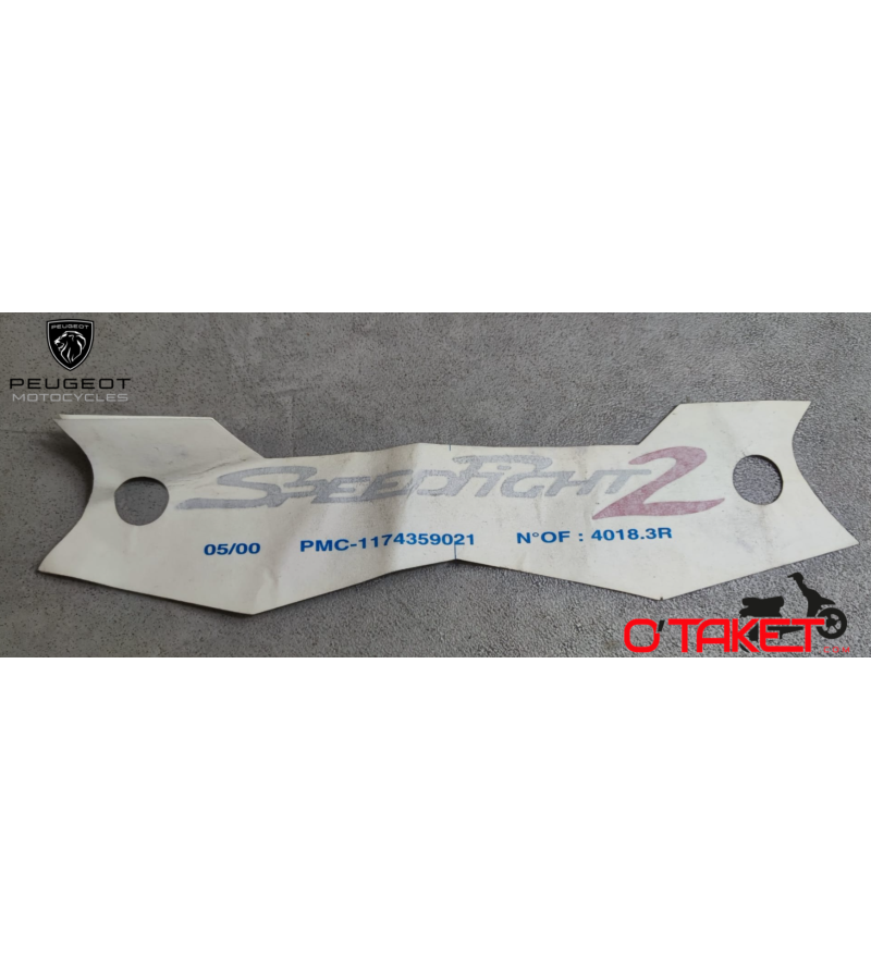 Autocollant/Décor de carénage latéral Speedfight II origine PEUGEOT Accueil sur le site du spécialiste des deux roues O-TAKET...