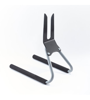PRESENTOIR 1 VELO FIXATION SUR ROUE AR REGLABLE MOTTEZ GRIS