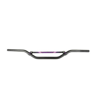 GUIDON MECABOITE/MOTO CROSS BARRE KRM PRO RIDE SANS MOUSSE - NOIR/VIOLET 50 À BOITE sur le site du spécialiste des deux roues...