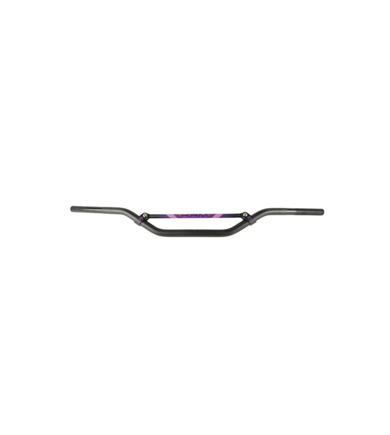 GUIDON MECABOITE/MOTO CROSS BARRE KRM PRO RIDE SANS MOUSSE - NOIR/VIOLET 50 À BOITE sur le site du spécialiste des deux roues...