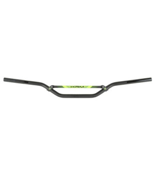 GUIDON MECABOITE/MOTO CROSS BARRE KRM PRO RIDE SANS MOUSSE - NOIR/VERT