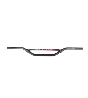 GUIDON MECABOITE/MOTO CROSS BARRE KRM PRO RIDE SANS MOUSSE - NOIR/ROSE 50 À BOITE sur le site du spécialiste des deux roues O...