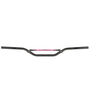 GUIDON MECABOITE/MOTO CROSS BARRE KRM PRO RIDE SANS MOUSSE - NOIR/ROSE