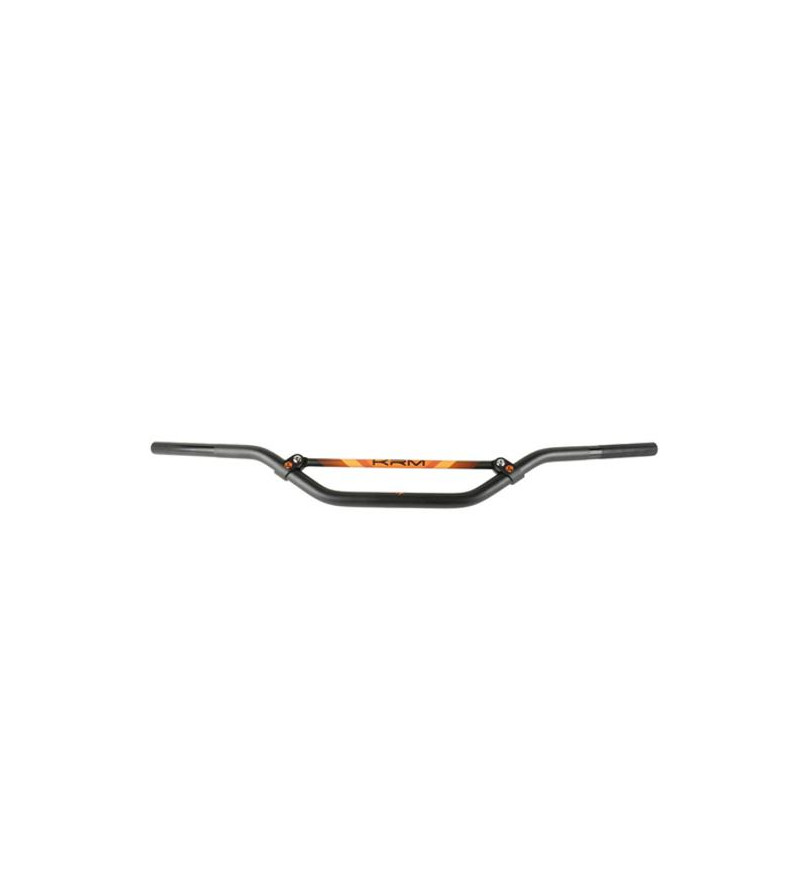 GUIDON MECABOITE/MOTO CROSS BARRE KRM PRO RIDE SANS MOUSSE - NOIR/ORANGE 50 À BOITE sur le site du spécialiste des deux roues...