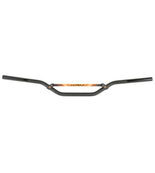GUIDON MECABOITE/MOTO CROSS BARRE KRM PRO RIDE SANS MOUSSE - NOIR/ORANGE