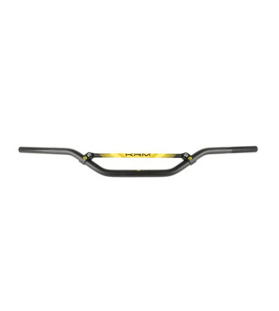 GUIDON MECABOITE/MOTO CROSS BARRE KRM PRO RIDE SANS MOUSSE - NOIR/JAUNE 50 À BOITE sur le site du spécialiste des deux roues ...