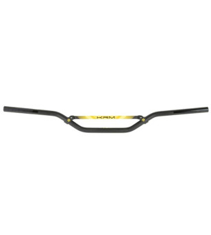 GUIDON MECABOITE/MOTO CROSS BARRE KRM PRO RIDE SANS MOUSSE - NOIR/JAUNE