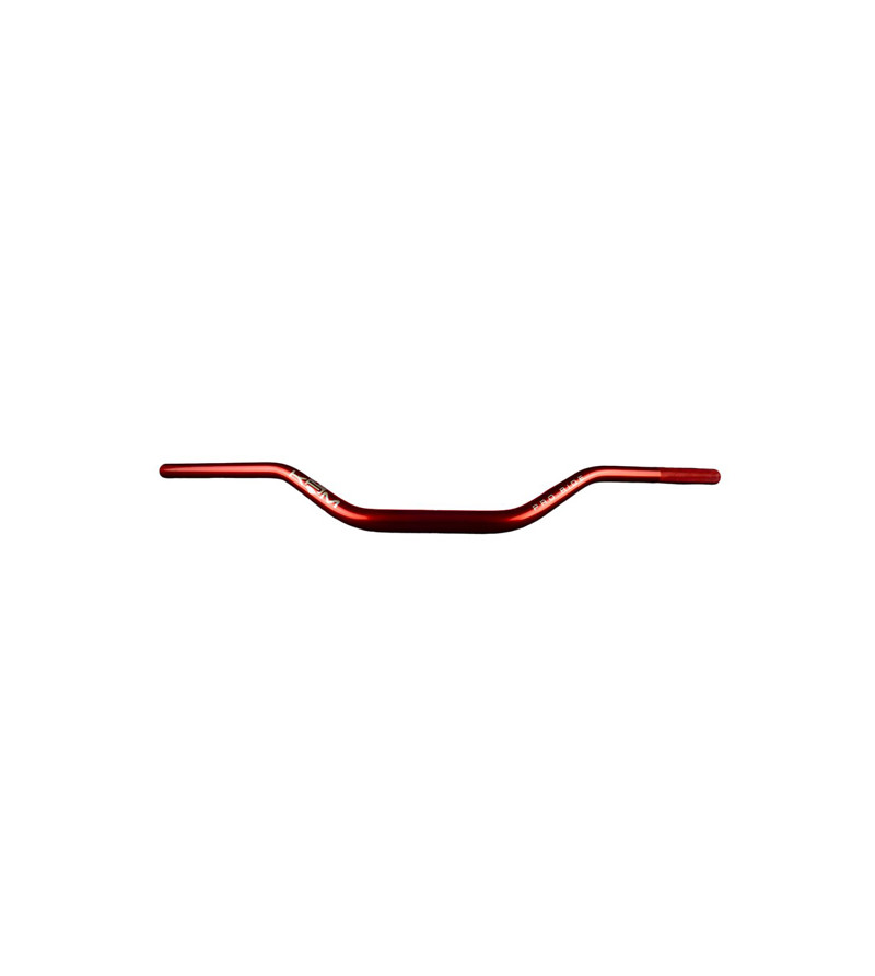 GUIDON MECABOITE/MOTO OVERSIZE D28.6 ALU KRM PRO RIDE SS MOUSSE FULL ROUGE HOLOGRAPHIQUE 50 À BOITE sur le site du spécialist...
