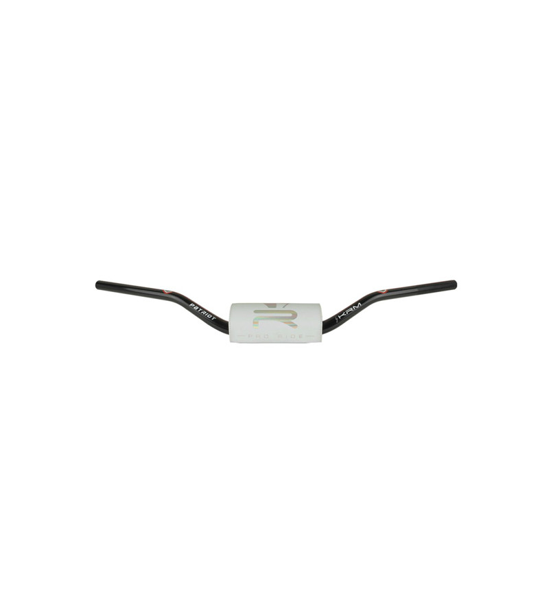 GUIDON MECABOITE/MOTO OVERSIZE D28.6 ALU KRM PRO RIDE + MOUSSE PATRIOT HOLOGRAPHIQUE 50 À BOITE sur le site du spécialiste de...