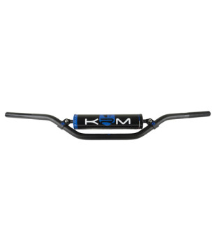 GUIDON MECABOITE/MOTO CROSS BARRE KRM PRO RIDE AVEC MOUSSE - NOIR/BLEU 50 À BOITE sur le site du spécialiste des deux roues O...