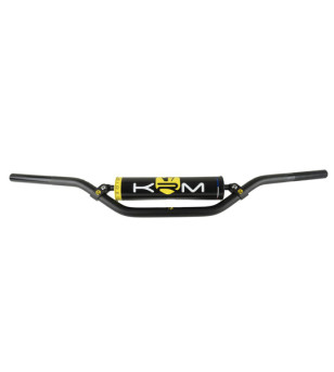 GUIDON MECABOITE/MOTO CROSS BARRE KRM PRO RIDE AVEC MOUSSE - NOIR/JAUNE 50 À BOITE sur le site du spécialiste des deux roues ...