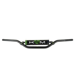 GUIDON MECABOITE/MOTO CROSS BARRE KRM PRO RIDE AVEC MOUSSE - NOIR/VERT 50 À BOITE sur le site du spécialiste des deux roues O...