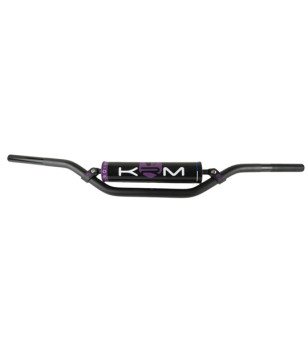 GUIDON MECABOITE/MOTO CROSS BARRE KRM PRO RIDE AVEC MOUSSE - NOIR/VIOLET 50 À BOITE sur le site du spécialiste des deux roues...