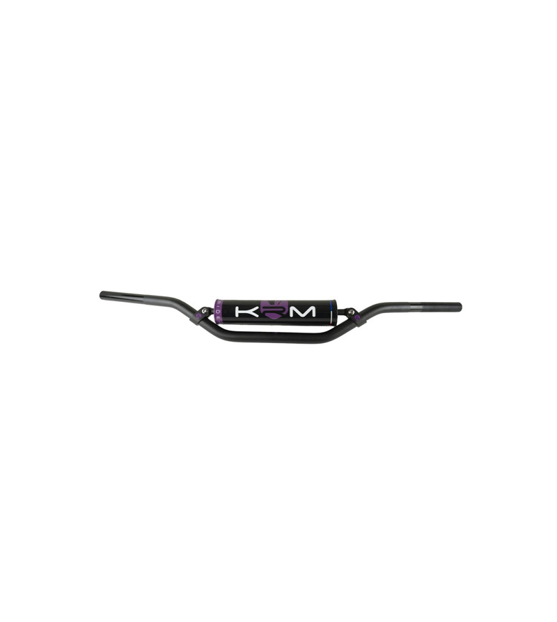 GUIDON MECABOITE/MOTO CROSS BARRE KRM PRO RIDE AVEC MOUSSE - NOIR/VIOLET 50 À BOITE sur le site du spécialiste des deux roues...