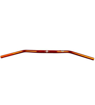 GUIDON MECABOITE/MOTO OVERSIZE D28.6 ALU KRM PRO RIDE SS MOUSSE FULL ORANGE  HOLOGRAPH.