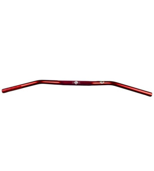 GUIDON MECABOITE/MOTO OVERSIZE D28.6 ALU KRM PRO RIDE SS MOUSSE FULL ROUGE  HOLOGRAPHIQUE