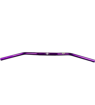 GUIDON MECABOITE/MOTO OVERSIZE D28.6 ALU KRM PRO RIDE SS MOUSSE FULL VIOLET  HOLOGRAPH.