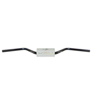 GUIDON MECABOITE/MOTO  OVERSIZE D28.6 ALU KRM PRO RIDE + MOUSSE PATRIOT HOLOGRAPHIQUE