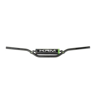 GUIDON MECABOITE/MOTO CROSS BARRE KRM PRO RIDE AVEC MOUSSE - NOIR/VERT