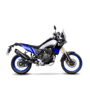 POT MOTO LEOVINCE LV ONE EVO BLACK EDITION ADAPT. YAMAHA TÉNÉRÉ 700 DE 2019 -2024-14330EB