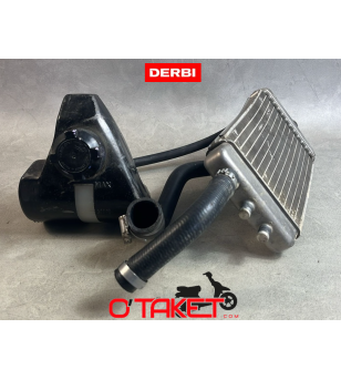 Radiateur + Vase d'expansion Senda/Rcr/Smt/Rx/Sx origine DERBI/GILERA/APRILIA 50 2T