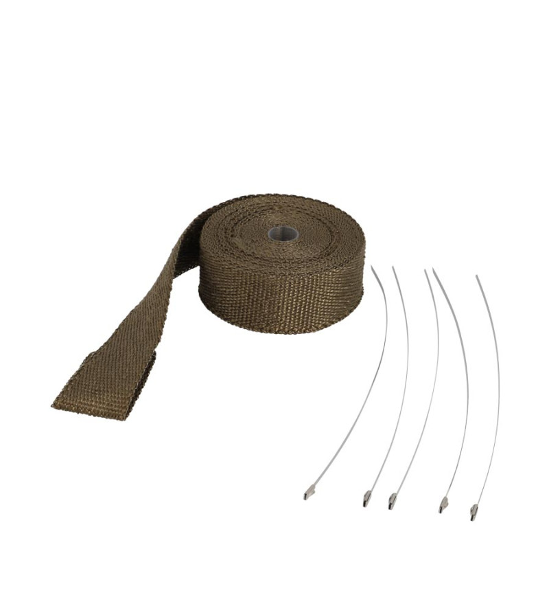 RUBAN ISOLANT THERMIQUE BLACKWAY HAUTE TEMPERATURE 50MM (ROULEAU DE 10M + 5 COLLIERS)
