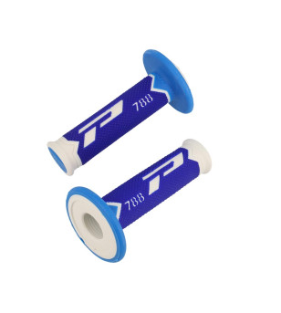 REVETEMENT/POIGNEE PROGRIP 788 BLANC/BLEU/BLEU CLAIR (PR) TRIPLE DENSITE 115MM