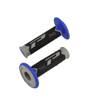 REVETEMENT/POIGNEE PROGRIP 788 GRIS/BLEU/NOIR (PR) TRIPLE DENSITE 115MM