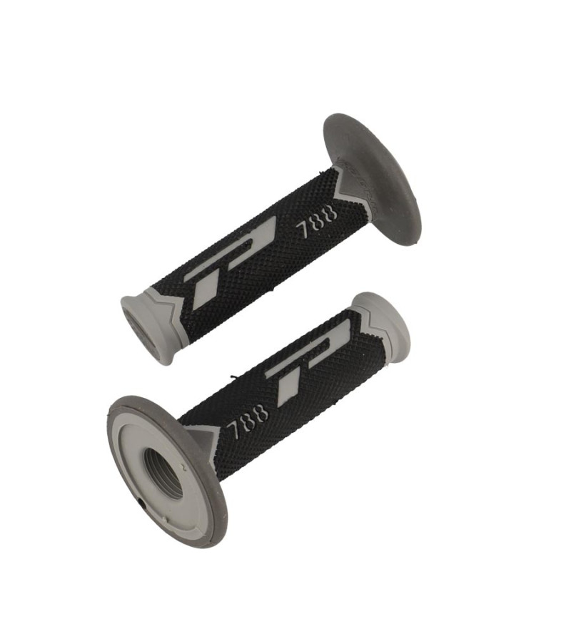 REVETEMENT/POIGNEE PROGRIP 788 GRISCLAIR/GRIS FONCE/NOIR (PR) TRIPLE  DENSITE 115MM