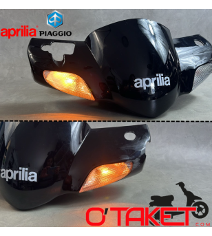 Couvre/Cache guidon avant SR Motard/Typhoon origine APRILIA/PIAGGIO 50 2T Accueil sur le site du spécialiste des deux roues O...