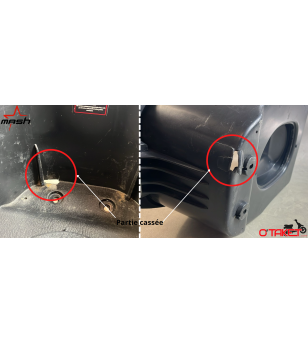 Coffre de selle City origine MASH 50 4T Accueil sur le site du spécialiste des deux roues O-TAKET.COM