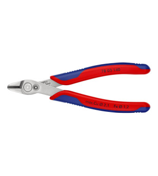 PINCE COUPANTE SUPER KNIP S KNIPEX XL 140MM ROUGE/BLEU