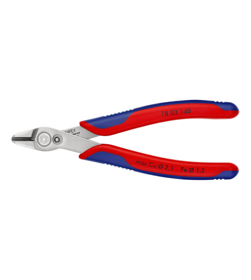PINCE COUPANTE SUPER KNIP S KNIPEX XL 140MM ROUGE/BLEU