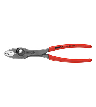 PINCE MULTIPRISE KNIPEX TWINGRIP FRONTALE 200MM ROUGE