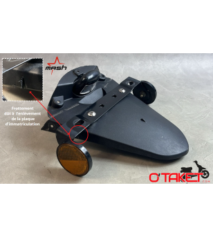 Bavette arrière/Support de plaque City origine MASH 50 4T