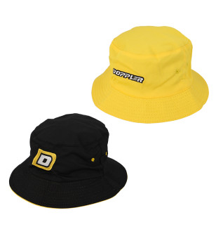 BOB REVERSIBLE DOPPLER NOIR/JAUNE - TAILLE UNIQUE