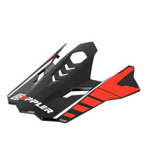 VISIERE CASQUE CROSS DOPPLER NOIR/BLANC/ROUGE