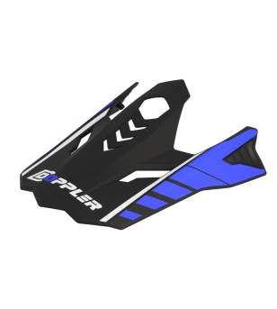 VISIERE CASQUE CROSS DOPPLER NOIR/BLANC/BLEU