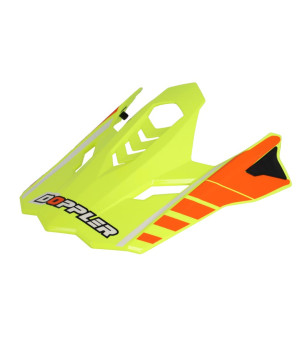 VISIERE CASQUE CROSS DOPPLER NOIR/BLANC/JAUNE/ORANGE