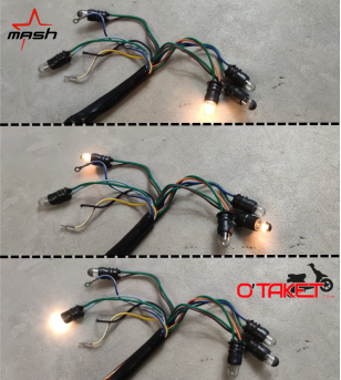 Faisceau électrique de compteur City origine MASH 50 4T (éclairage voyant) Accueil sur le site du spécialiste des deux roues ...