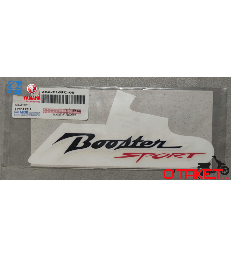Autocollant/Sticker de face avant BOOSTER SPORT origine MBK/YAMAHA Accueil sur le site du spécialiste des deux roues O-TAKET.COM
