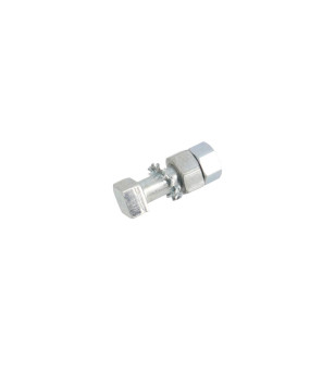 VIS TETE CARREE + ECROU FIXATION COURONNE CYCLO M6X20 (X1)