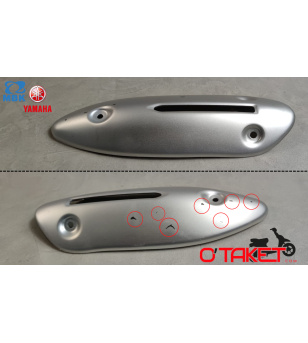 Plaque/Protection de pot d'échappement Mach-G/Jog RR origine MBK/YAMAHA