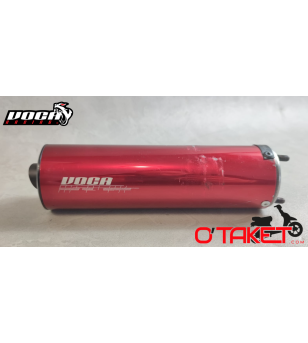 Silencieux d'échappement Voca Racing Alu rouge Accueil sur le site du spécialiste des deux roues O-TAKET.COM